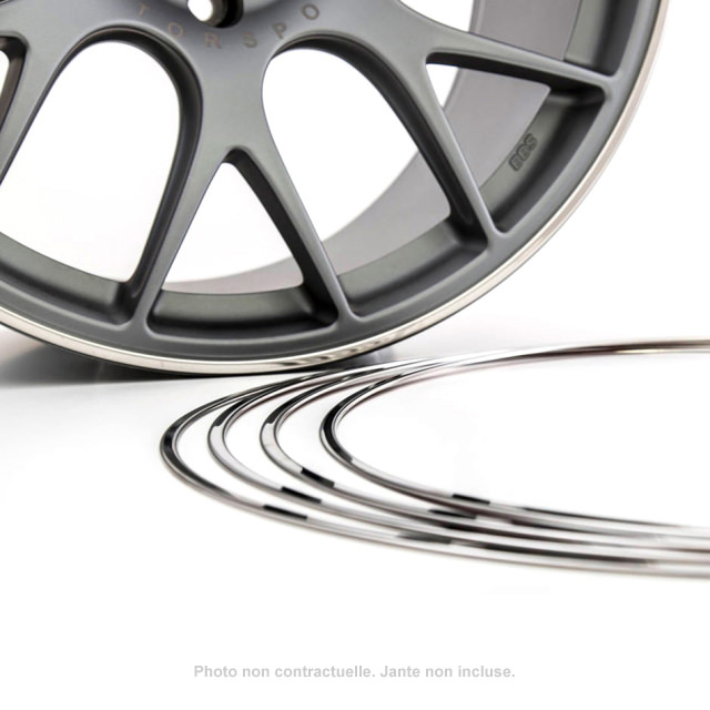 Protection de bord de jante BBS CH/CH-R - 19'' - Inox | UltraJantes