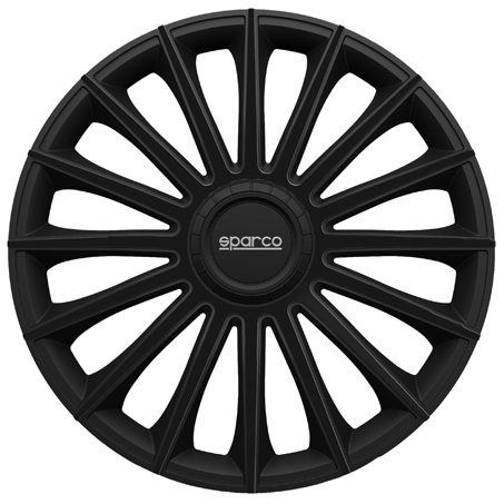 Enjoliveurs 16 pouces Sparco TREVISO Noir - les 4