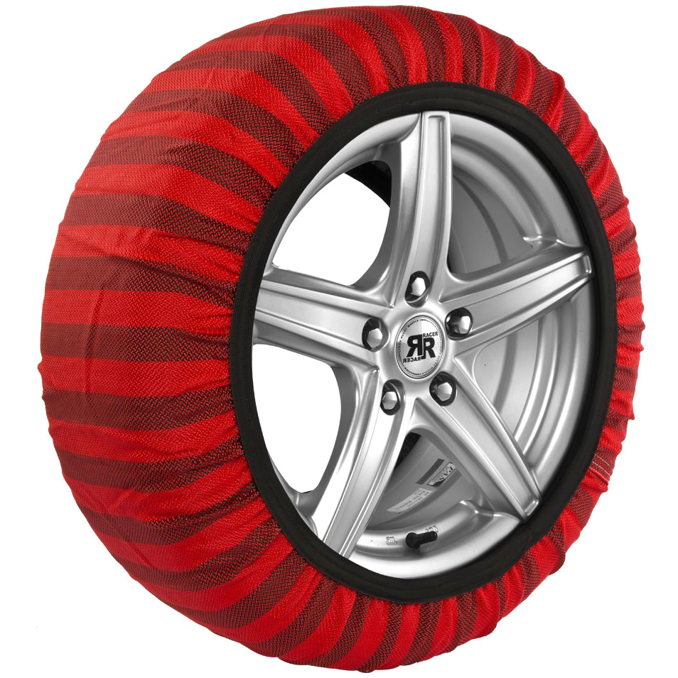 Chaussette chaine neige textile pneu 195/55R16 haute résistance