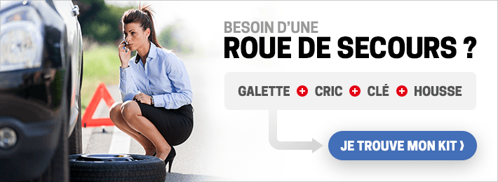 Roue de secours galette PEUGEOT 2008 II (2019-2023) avec kit