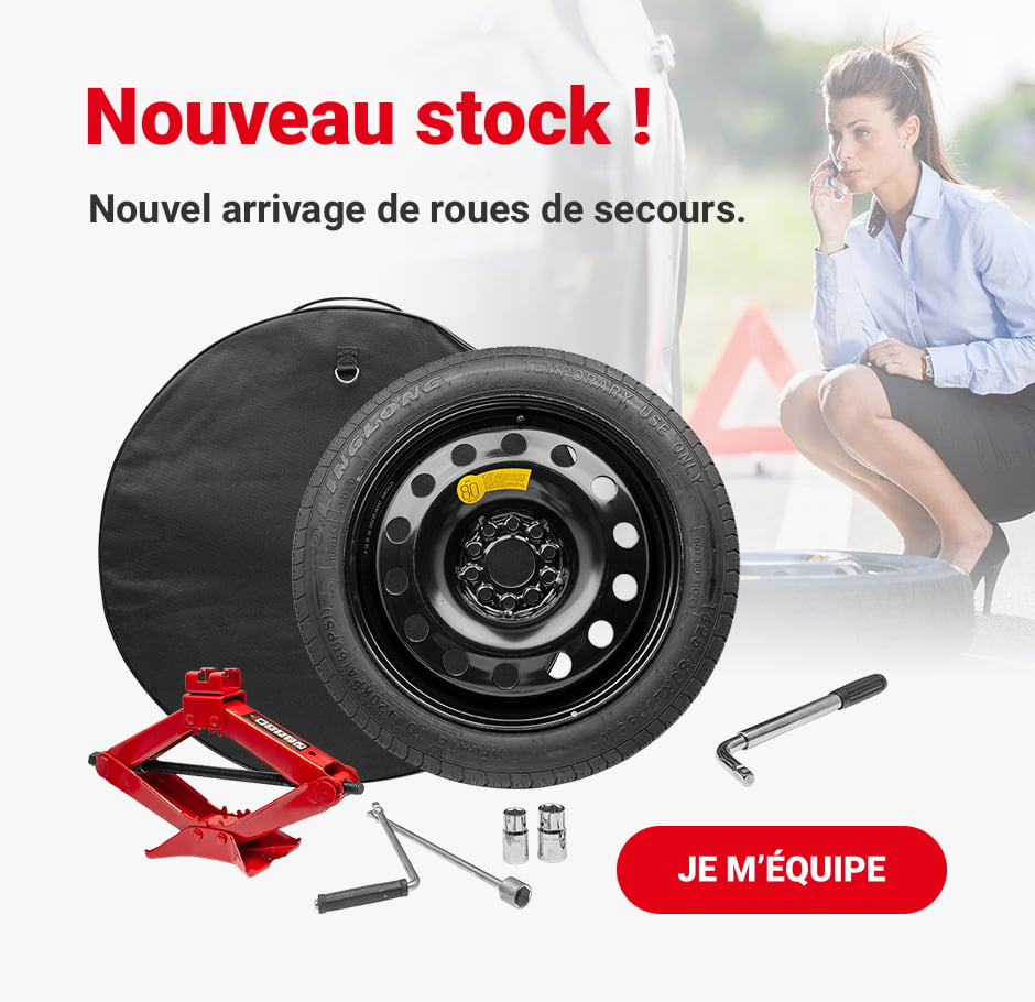 Nouvel arrivage de kit roue de secours