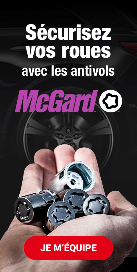 Sécurisez vos roues avec les antivols McGard