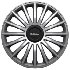 Enjoliveurs Sparco TREVISO Gris / Argent