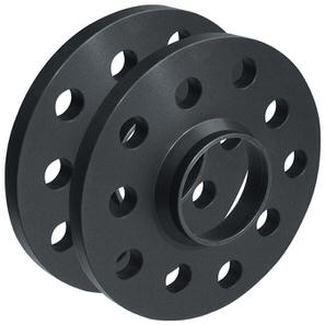 Cales SCC 10mm (paire) - Anodisé Noir - 4x100 et 4x108 (57,1) | UltraJantes