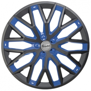 Enjoliveurs 16 pouces Gulf GT40 Noir / Bleu - les 4