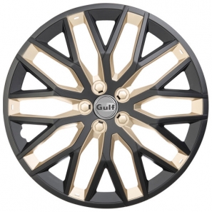 Enjoliveurs 15 pouces Gulf GT40 Noir / Or - les 4