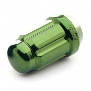 Écrous de roue Forgés conique fermé RACING JN2 M12x1,25 H.35mm - Vert - lot de 20 + 1 adaptateur - Japan Racing