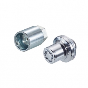 Ecrous antivols de roue - SU - portée plate M14x1,5 Haut. 40,8mm - jeu de 4 - McGard 21158SU