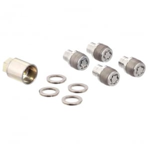 Ecrous antivols de roue - SL - portée plate M12x1,5 Haut. 35mm - jeu de 4 - McGard 21156SL