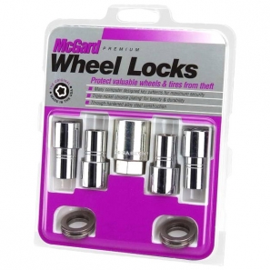 Ecrous antivols de roue - SU - portée plate M12x1,5 Haut. 44,5mm - jeu de 4 - McGard 22158SU