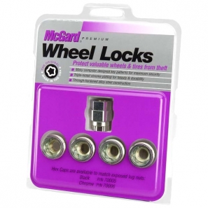 Ecrous antivols de roue - SU - conique 1/2 UNF Haut. 19,7mm - jeu de 4 - McGard 24010SU