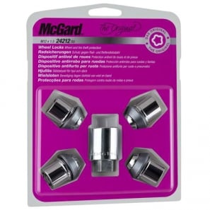 Ecrous antivols de roue - SU - conique M12x1,5 Haut. 32.5mm - jeu de 4 - McGard 24212SU