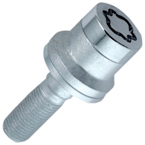 Boulons antivols de roue - SU - portée plate M12x1,25 L.42.2mm - jeu de 4 - McGard 26000SU