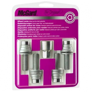 Boulons antivols de roue - SU - portée plate M12x1,25 L.42.2mm - jeu de 4 - McGard 26000SU