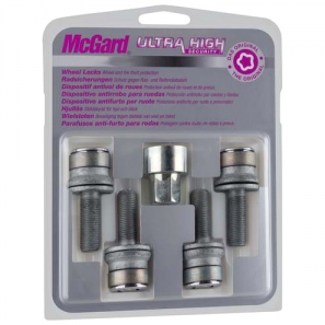 Boulons antivols de roue - SL - portée plate M12x1,25 L.34.5mm - jeu de 4 - McGard 26001SL
