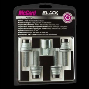 Boulons antivols de roue - SUB - portée plate M12x1,25 L.34.5mm - jeu de 4 - McGard 26001SUB