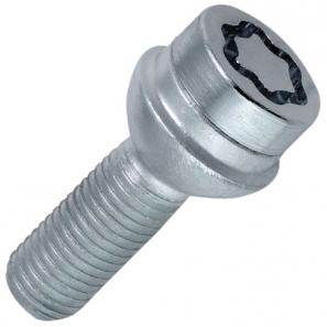Boulons antivols de roue - SU - sphérique R12 M14x1,5 L.53.9mm - jeu de 4 - McGard 28043SU