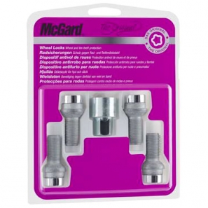 Boulons antivols de roue - SU - sphérique R12 M14x1,5 L.53.9mm - jeu de 4 - McGard 28043SU