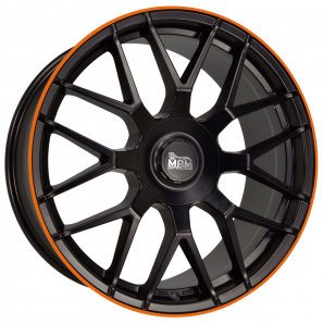Jante MAM GT1 Matt Black Lip Orange
