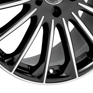 Jante MSW MSW 30 noir brillant face polie