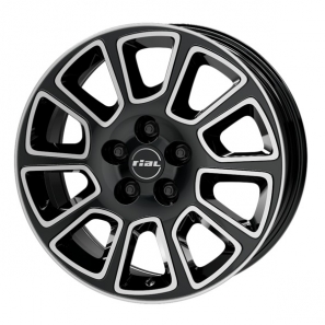 Jante Rial TRANSPORTER 2 Noir Diamant Face Polie