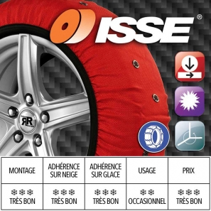 Chaussettes neige ISSE - HYBRID - Taille 66 (265/30R19)